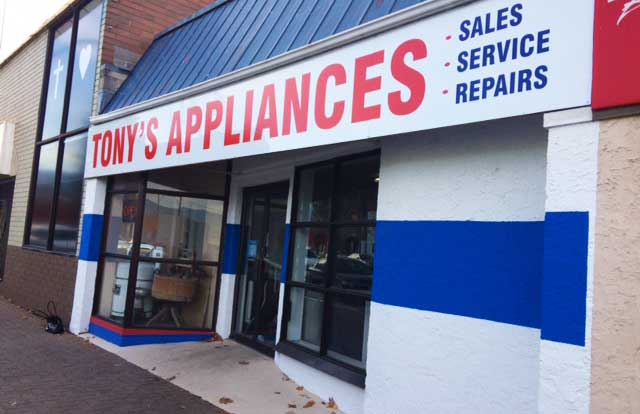 tonys appliances